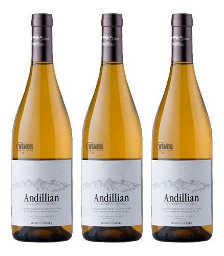 Vino Andillian Sauvignon Blanc Bodega La Coste Pack X3