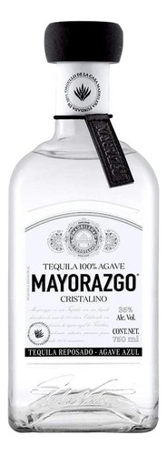 Paquete De 3 Tequila Mayorazgo Reposado Cristalino 750 Ml
