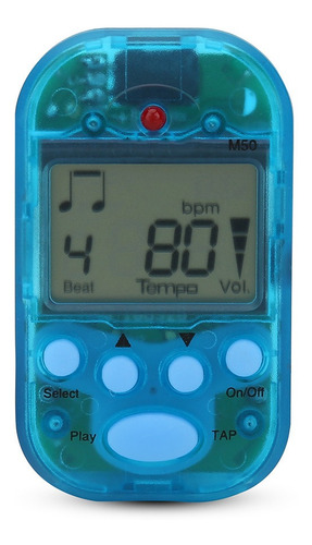 Imagen 5 de 9 de Mini Tap M50 Tempo M50 Metrónomo Clip Musical Instrumen