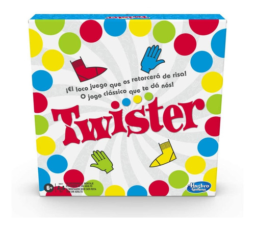 Imagen 4 de 9 de Juego De Mesa Twister Version Original De Hasbro