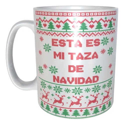 Taza Navideña Con Cajita De Regalo Mi Taza De Navidad M18