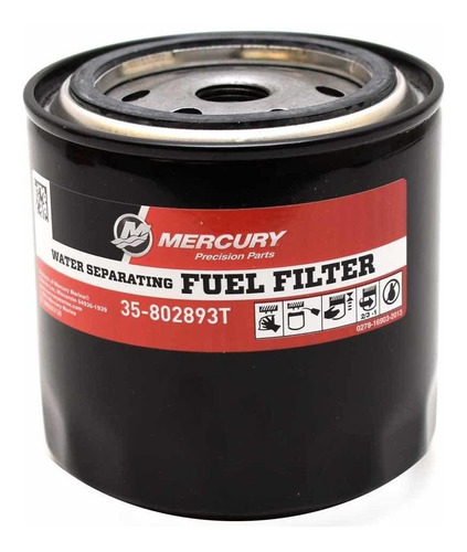 Mercury Boat Filtro De Separación De Agua 35-802893t | Fuera