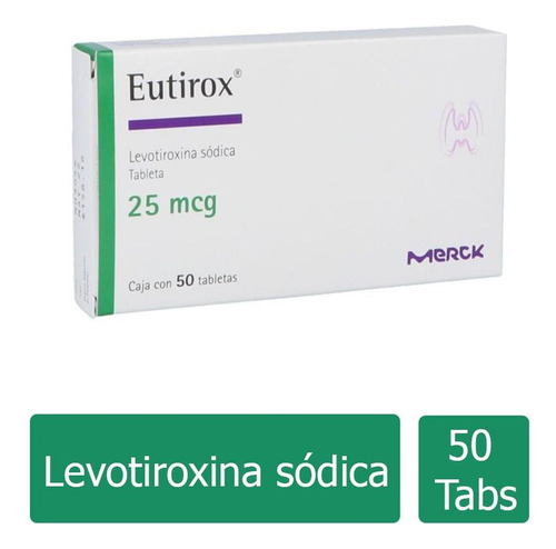 Eutirox 25 Mcg Caja Con 50 Tabletas