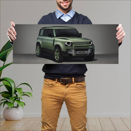 Cuadro 30x80cm Auto 2022 Land Rover Defender 110 505