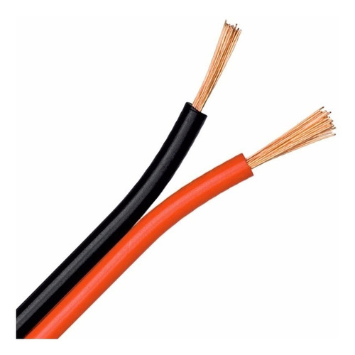 Cable Bafle Parlante 2x 1mm Rojo Y Negro Bipolar X 20 Mts