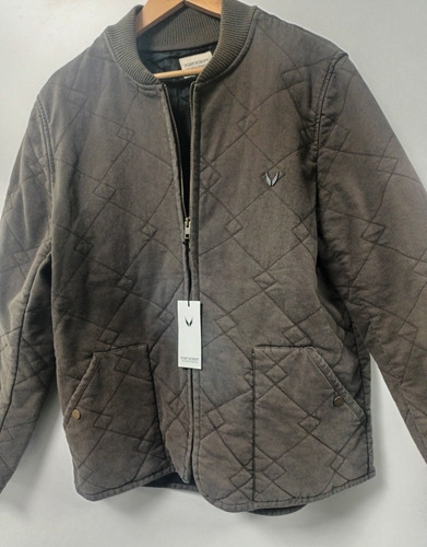 Campera Marca Post Script, Bomber En Gabardina , Forrada !!!