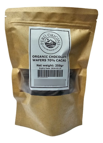 Monedas De Chocolate Bitter - 70% Cacao - 250 Gr.