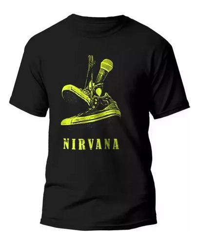 Remera Nirvana, Grounge, Kurt Cobain, Rock Infantil