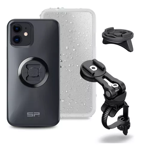 Soporte Celular Reforzado Moto Impermeable Enganche Espejo