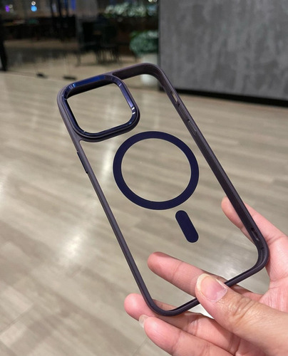 Case Magsafe Para iPhone Purpura 11 - 14 Pro Max