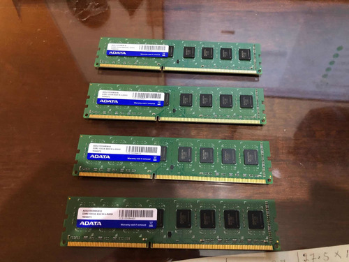 Imagen 3 de 4 de Memoria Ram 8gb 4x8gb Adata Ad3u1333w8g9-s Para Mac Pro 5.1