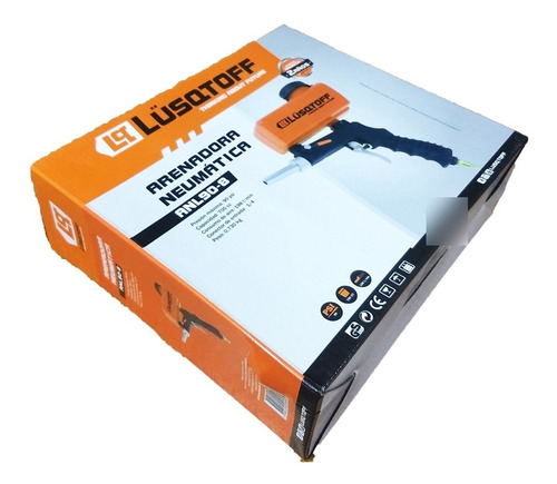 Pistola Arenadora Neumatica Lusqtoff 700cc Para Compresor ANL90-8