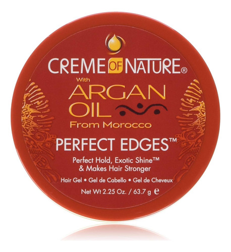 Creme Of Nature Aceite De Argán Perfect Edges Ctrl 2.25oz .