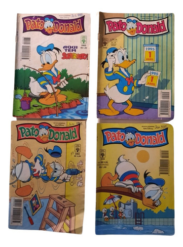 Revista Pato Donald Hq Infantil Lote 4un 1995 561