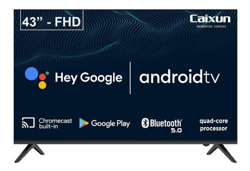Imagen 1 de 2 de Smart TV Caixun C43V1FA LED Android TV Full HD 43"