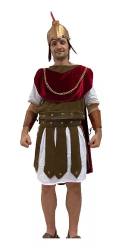 Fantasia Masculina De Guerreiro Gladiador Romano, Cosplay