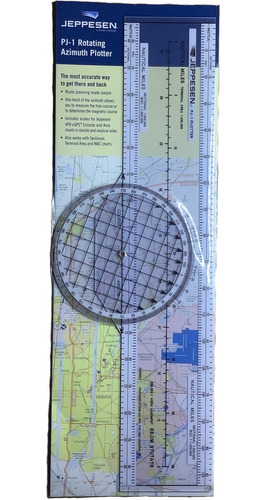 Plotter De Navegación Aérea - Pj1 Jeppesen (aviación)