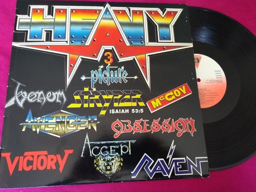 Venom - Accept - Stryper - Heavy. Lp Importado España 1987