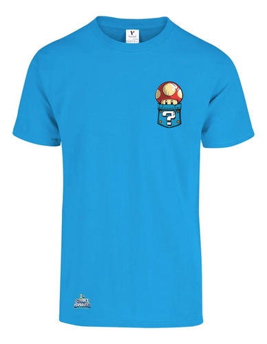 Playera Manga Corta 100% Algodon Videojuego Mario Nintendo