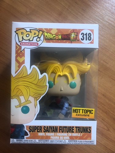 Funko Pop Super Saiyan Future Trunks 318 Hot Topic