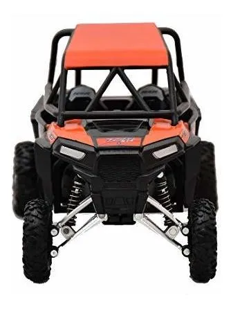Vehículo Modelo A Escala 1-18 Polaris Rzr Xp Atv Naranja