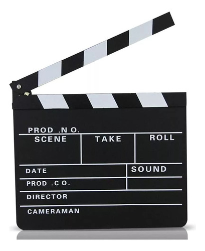 Pack De 2 Claquetas Cine Panel Clack Youtubers Teatro Accion