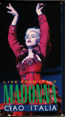 F Madonna Vhs Ciao Italia Live From Italy Usa Ricewithduck