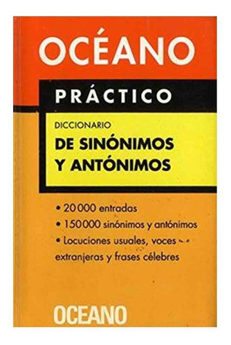 Diccionario Oceano Practico De Sinonimos Y Antonimos
