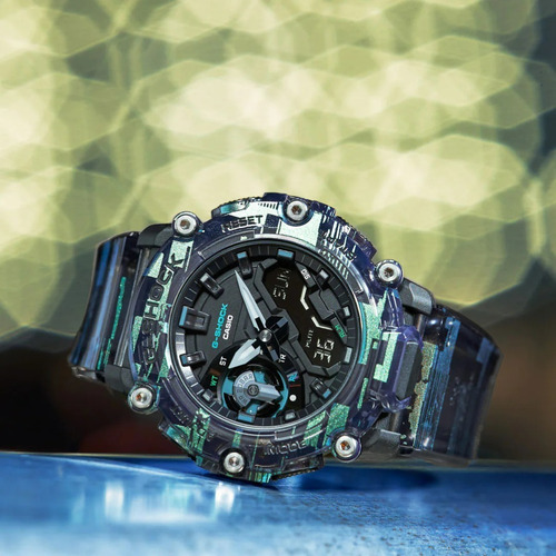 Imagen 3 de 4 de Reloj Casio G-shock Youth Diseños Digitales Ga-2200nn-1a