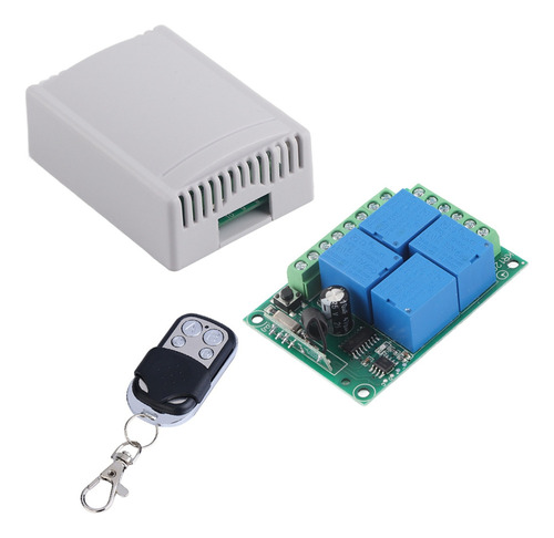 . Interruptor Relé Inalámbrico 12v 4-ch 433mhz Control