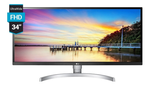 Monitor LG 34 Pulgadas Ultrawide 21:9 Fhd Ips Wk650 Oferta!