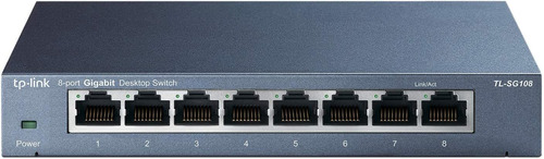 Switch De Rede Gigabit Ethernet Tplink De 8 Portas