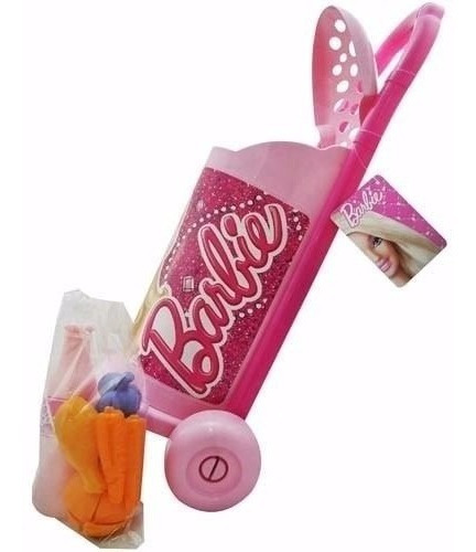 Changuito Barbie Original Tv Con Accesorios Photoprint