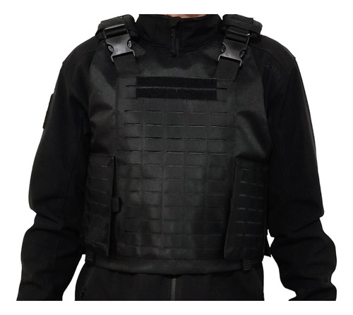 Chaleco Molle Porta Placa Corte Laser, Talle L-xl