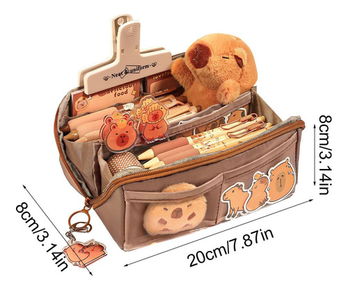 Estuche Para Lápices Carpincho Bolsa Para Lápices Carpincho