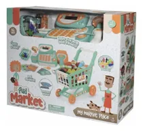 Comprar Caja Registradora Y Carrito De Compras Supermercado Juguete 
