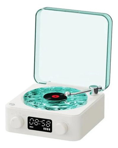 Parlante Proyector Vintage Tocadiscos Bt Luces Micro Sd Surtido