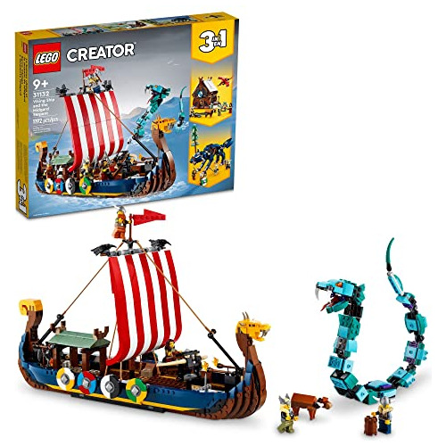 El Barco Vikingo 3 En 1 De Lego Creator Y La Serpiente De Mi