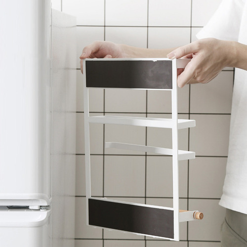 Estante Magnético Grande Con Soporte Para Toallas De Papel