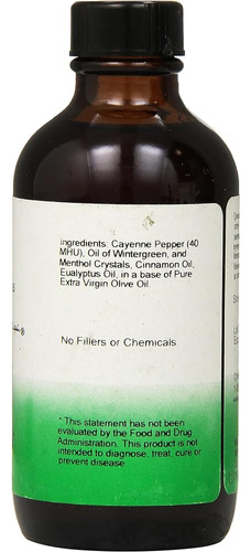 Dr. Christopher's Formula Cayenne Heat Massage Oil, 4 Onzas 