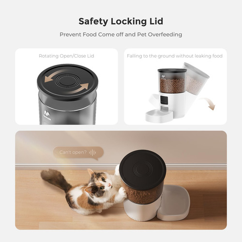 Imipaw Comedero Automático Para Gatos Dispensador De
