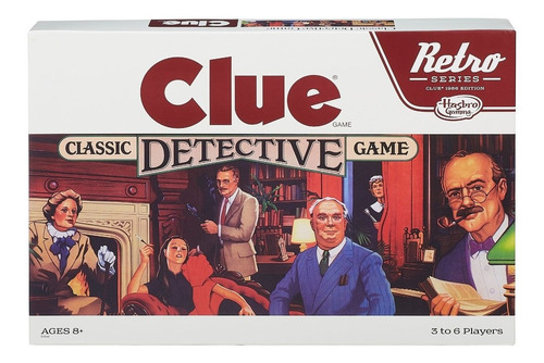 Juego Clue Edición Retro De 1986