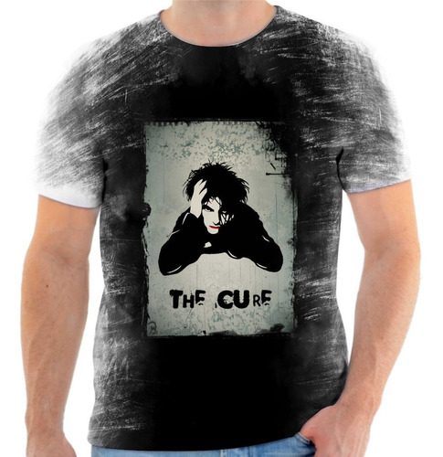 D1 Camiseta Camisa Personalizada The Cure Robert Smith...