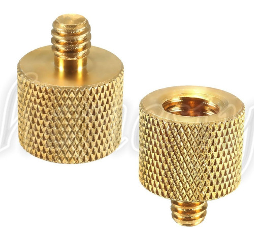 Imagen 4 de 5 de Tornillo Adaptador 1/4 A 3/8 Rosca Tripode Camara Fotografía