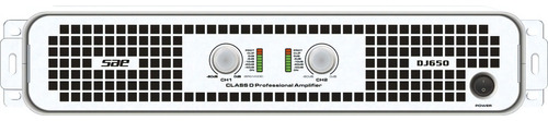 Potencia Sae Audio Dj500 800x2/4; 500x2/8, Clase D, Digital Color Plateado Potencia De Salida Rms 800 W