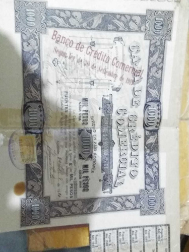 Bono De Caja De Credito Comercial  