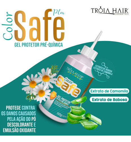 Alisamento Americano + Neutralizante + Color Safe Tróia