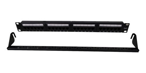 Patch Panel 24 Portas Cat6 Rj45 Utp Rede Lan Certifica Giga