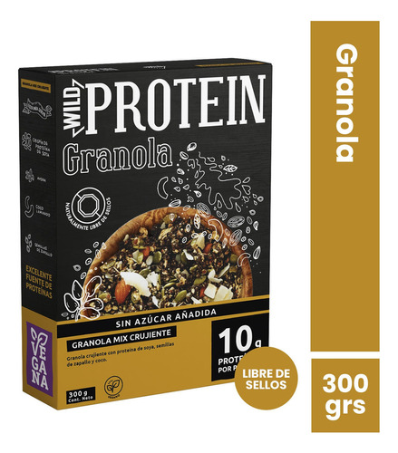 Granola Wild Protein Crunchy 300 gr
