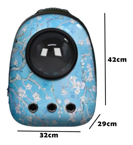 Imagen 1 de 5 de Mochila Transportadora Para Gatos Y Perros